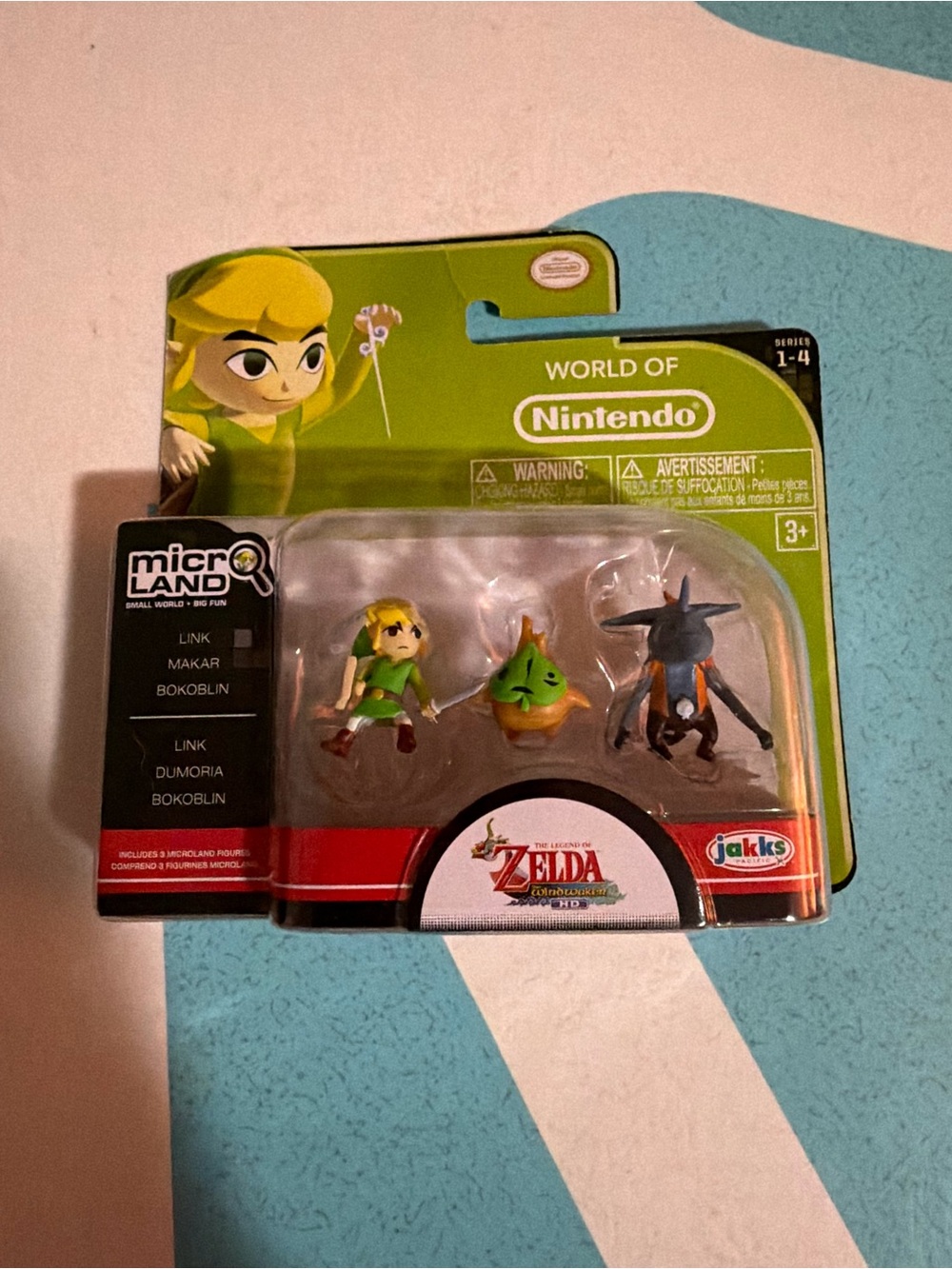 World of Nintendo The Legend of Zelda Micro Land 3-Figure Pack - NIB
